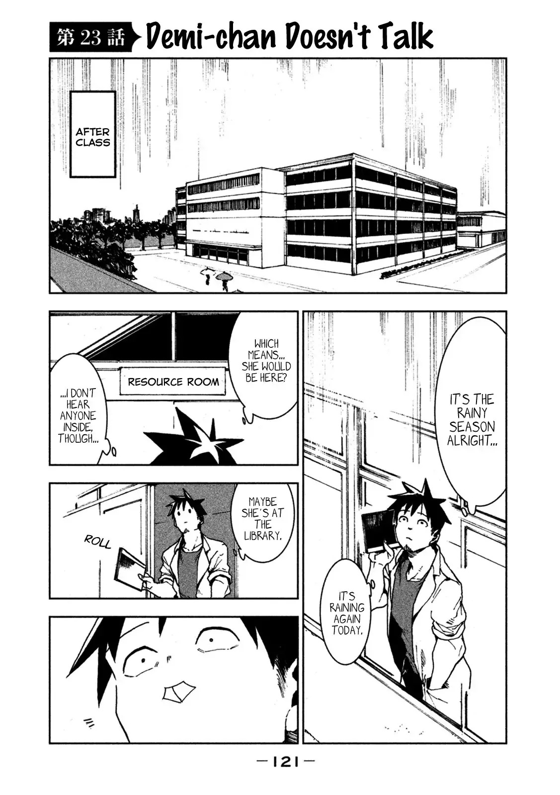 Read Ajin-chan wa Kataritai Chapter 23 - Demi-chan Doesn't Talk Online