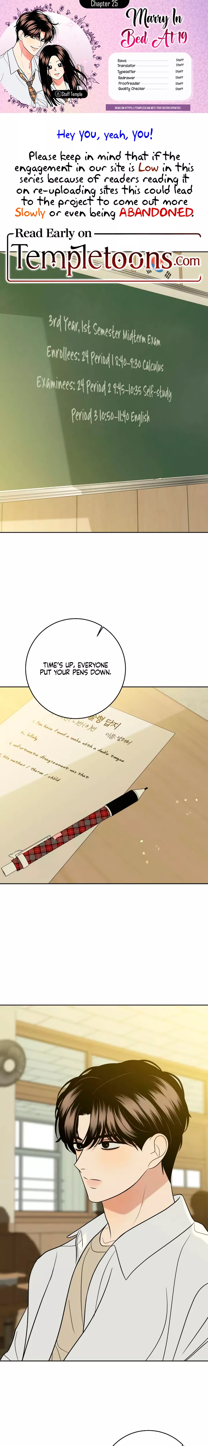 Read Marry In Bed at 19 Chapter 25 Online