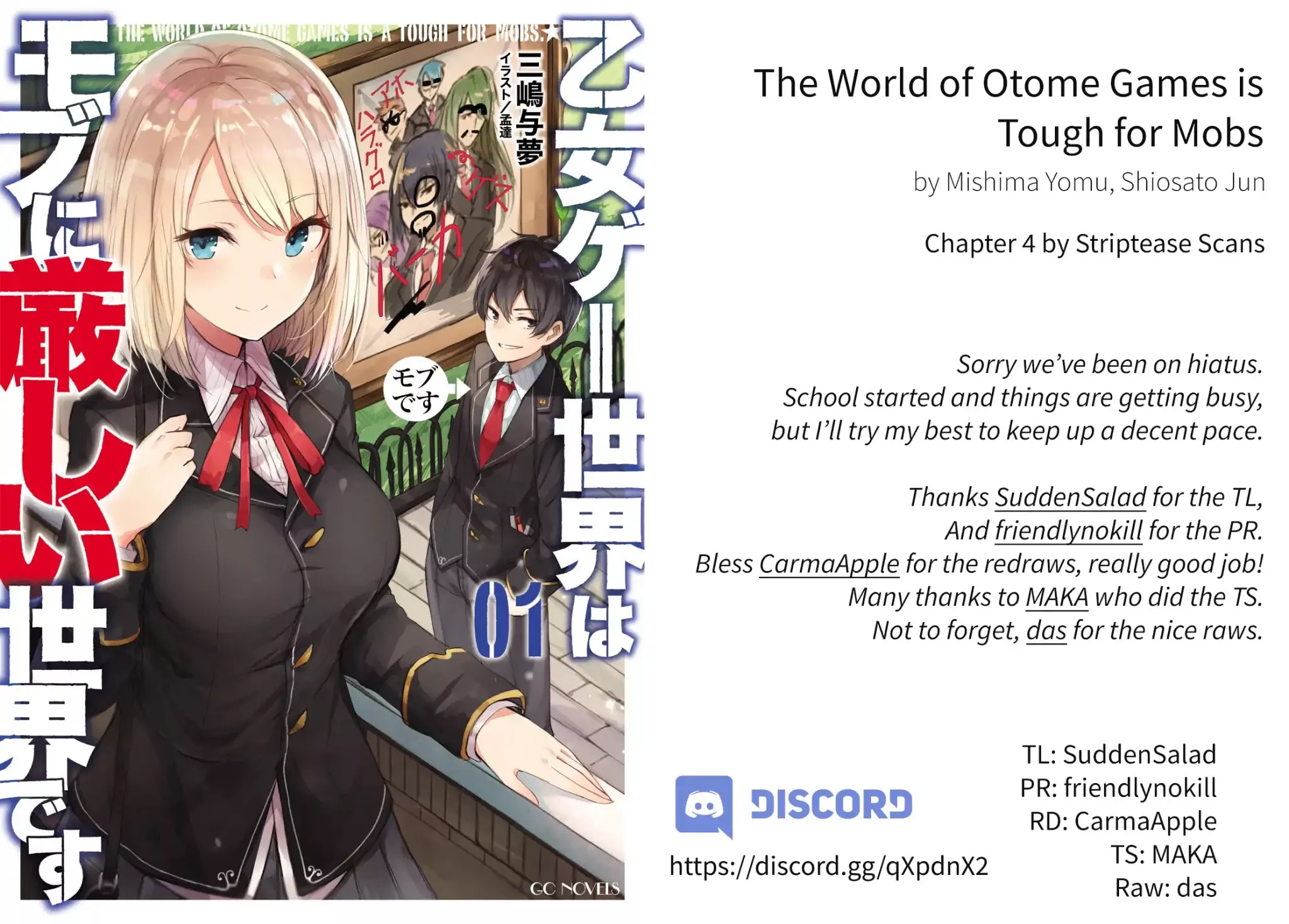 Read The World of Otome Games is Tough for Mobs Chapter 4 - Enrollment Online