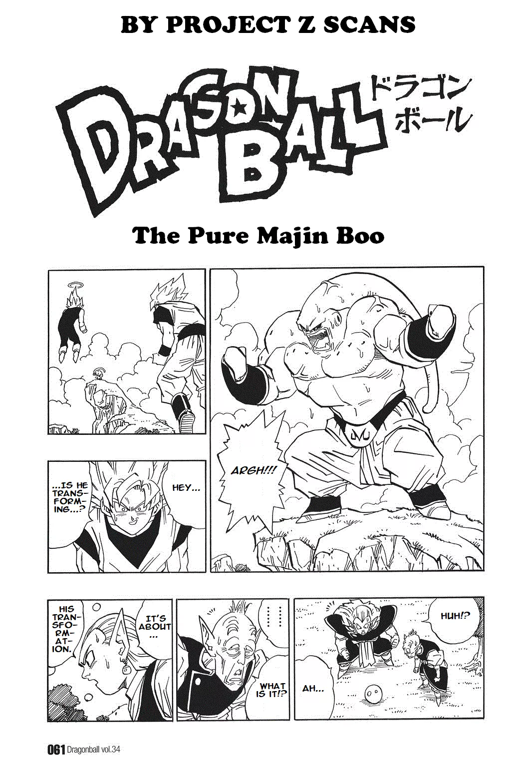 Read Dragon Ball Chapter 508 - The Pure Majin Boo Online