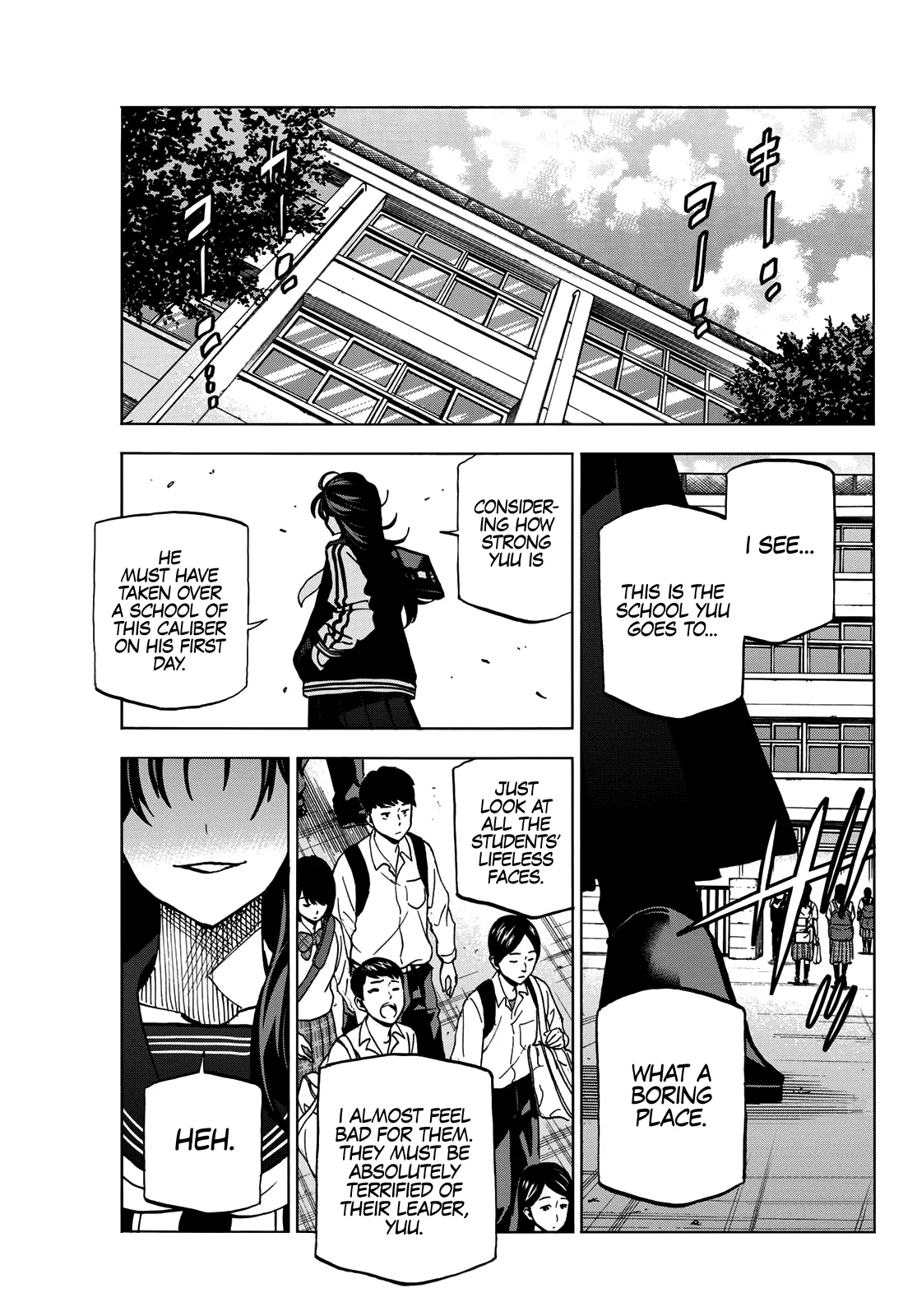 Read Ponkotsu Fuukiiin to Skaato take ga Futekisetsu na JK no Hanashi Chapter 37 - The Story About the Dumb Prefect and the Sukeban Transfer Student Online