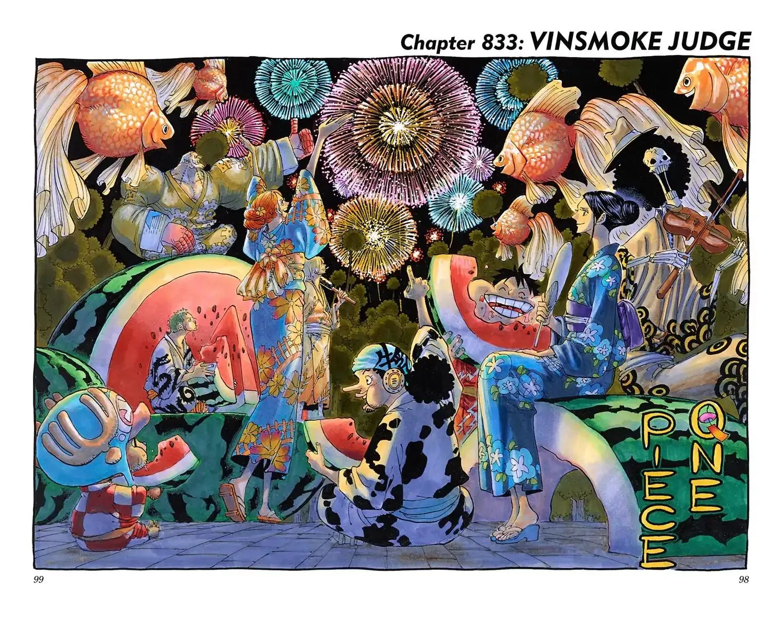 Read One Piece Chapter 833 - Vinsmoke Judge Online