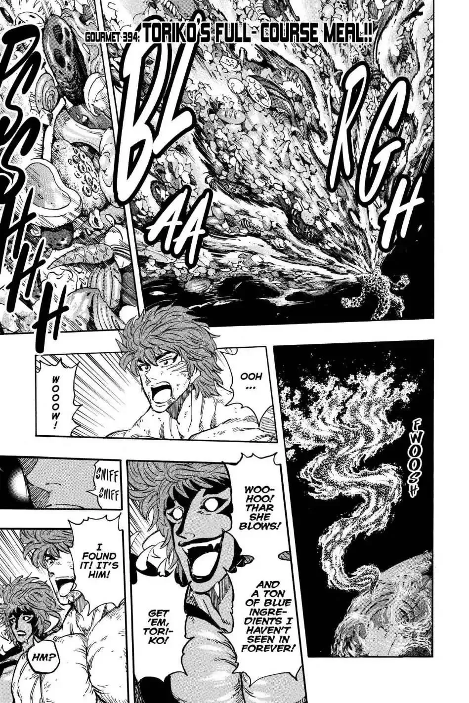 Read Toriko Chapter 394 - Vol.43 Gourmet 394: Toriko's Full-Course Meal!! Online