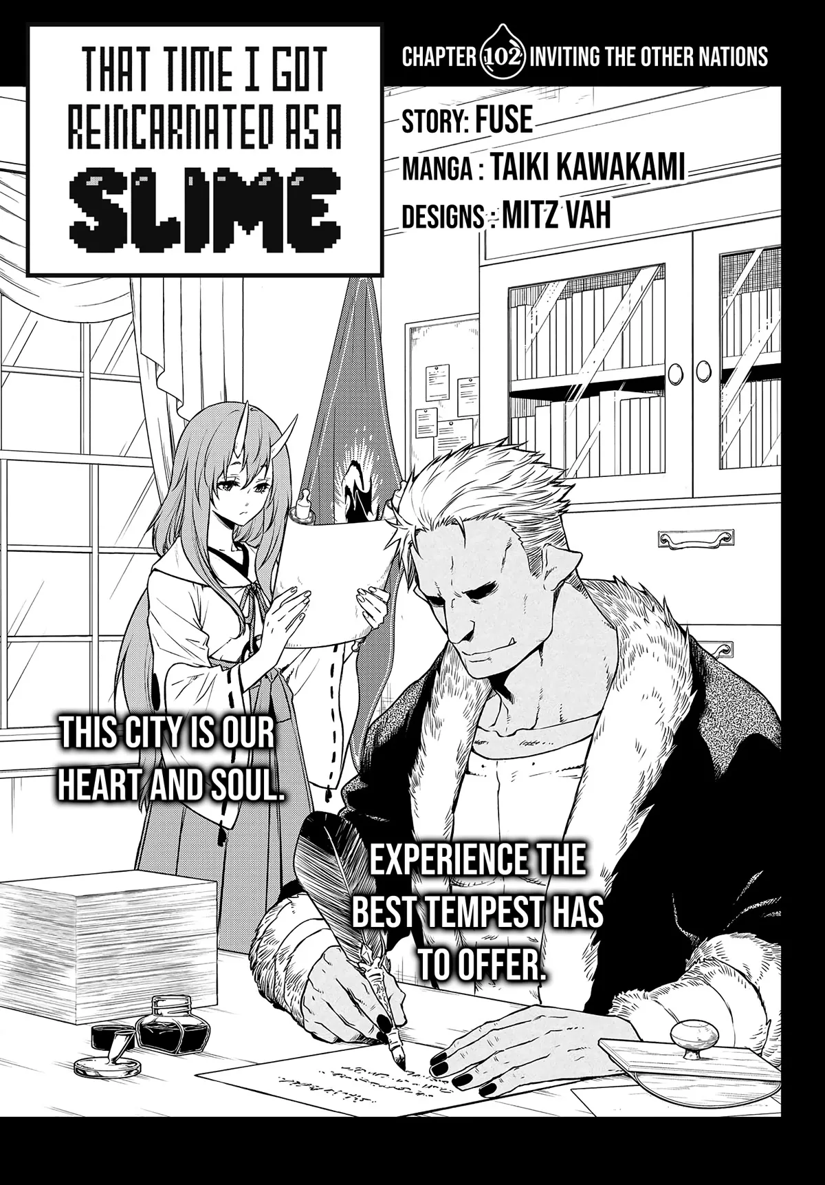 Read Tensei Shitara Slime Datta Ken Chapter 102 - Inviting the Other Nations Online