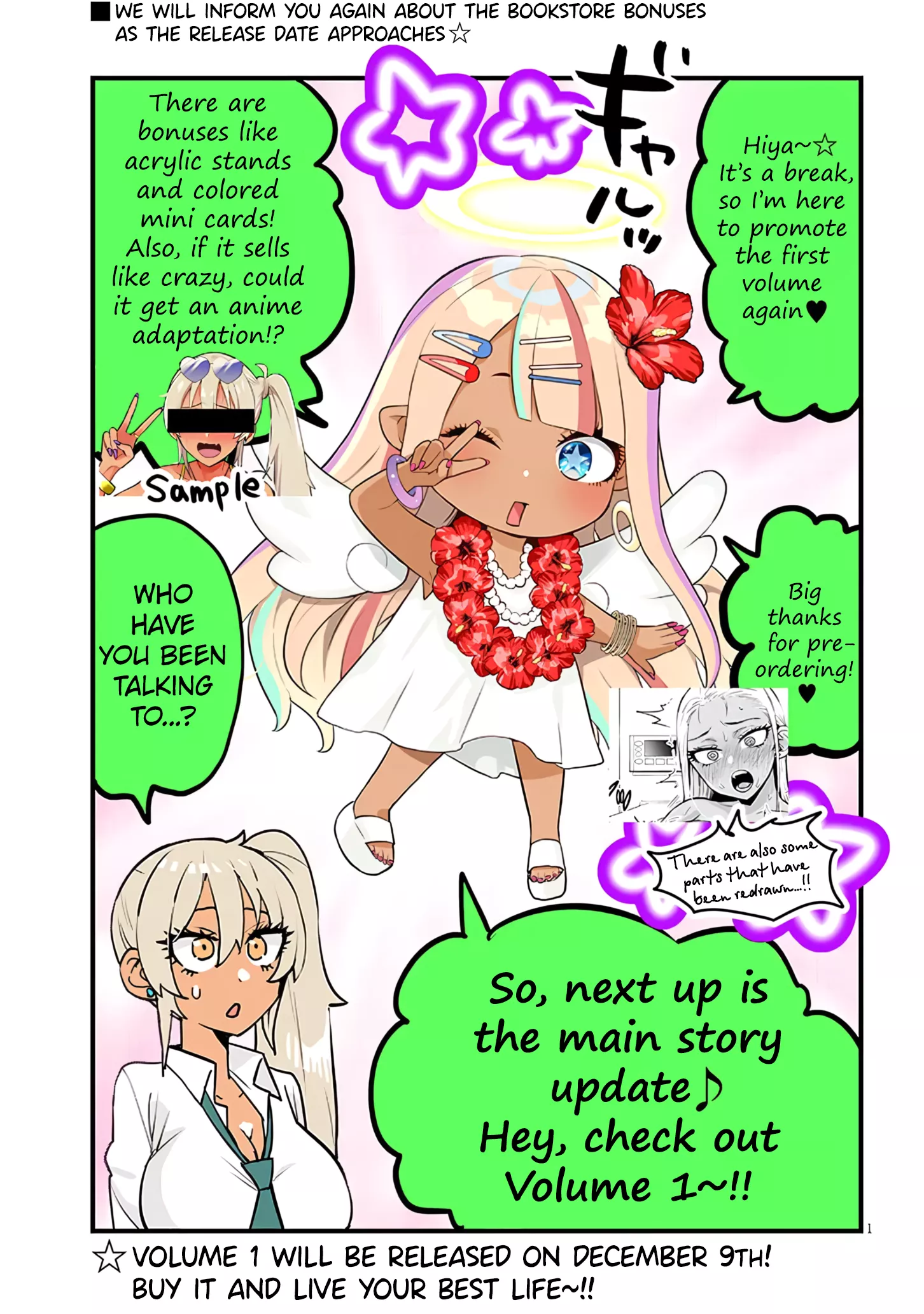 Read Danshi Kokoseidakedo Gyaru ni TS Shimashita Chapter 10.6 - Break Illustration Online