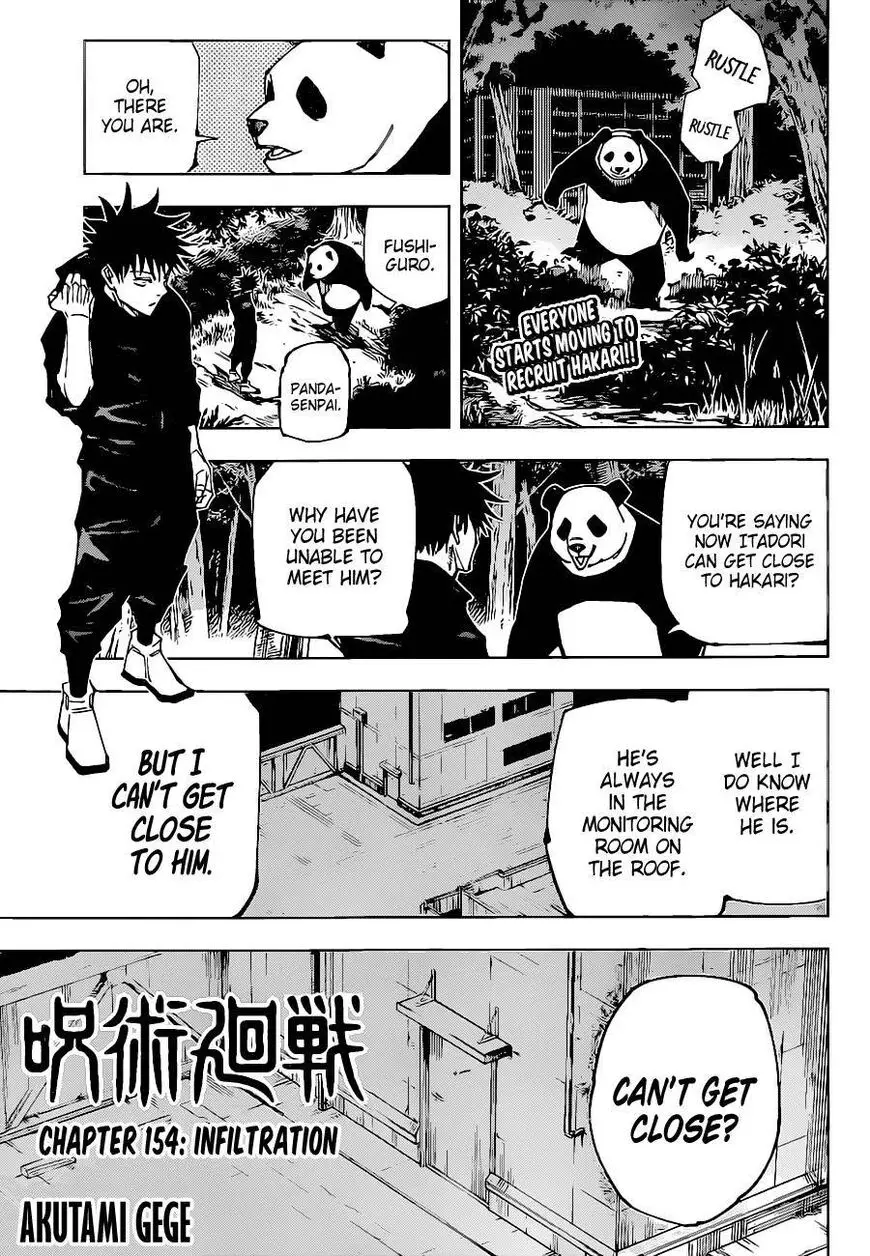 Read Jujutsu Kaisen Chapter 154 Online