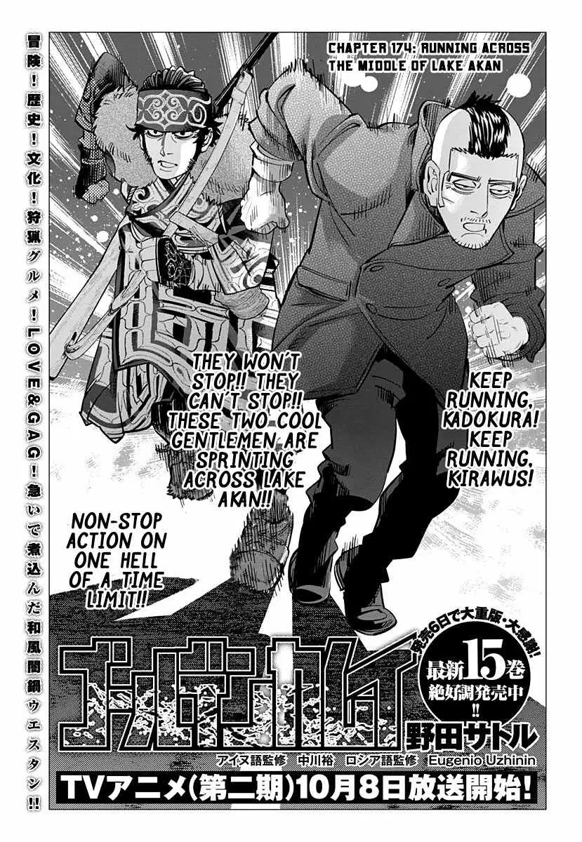 Read Golden Kamuy Chapter 174 - Running Across the Middle of Lake Akan Online