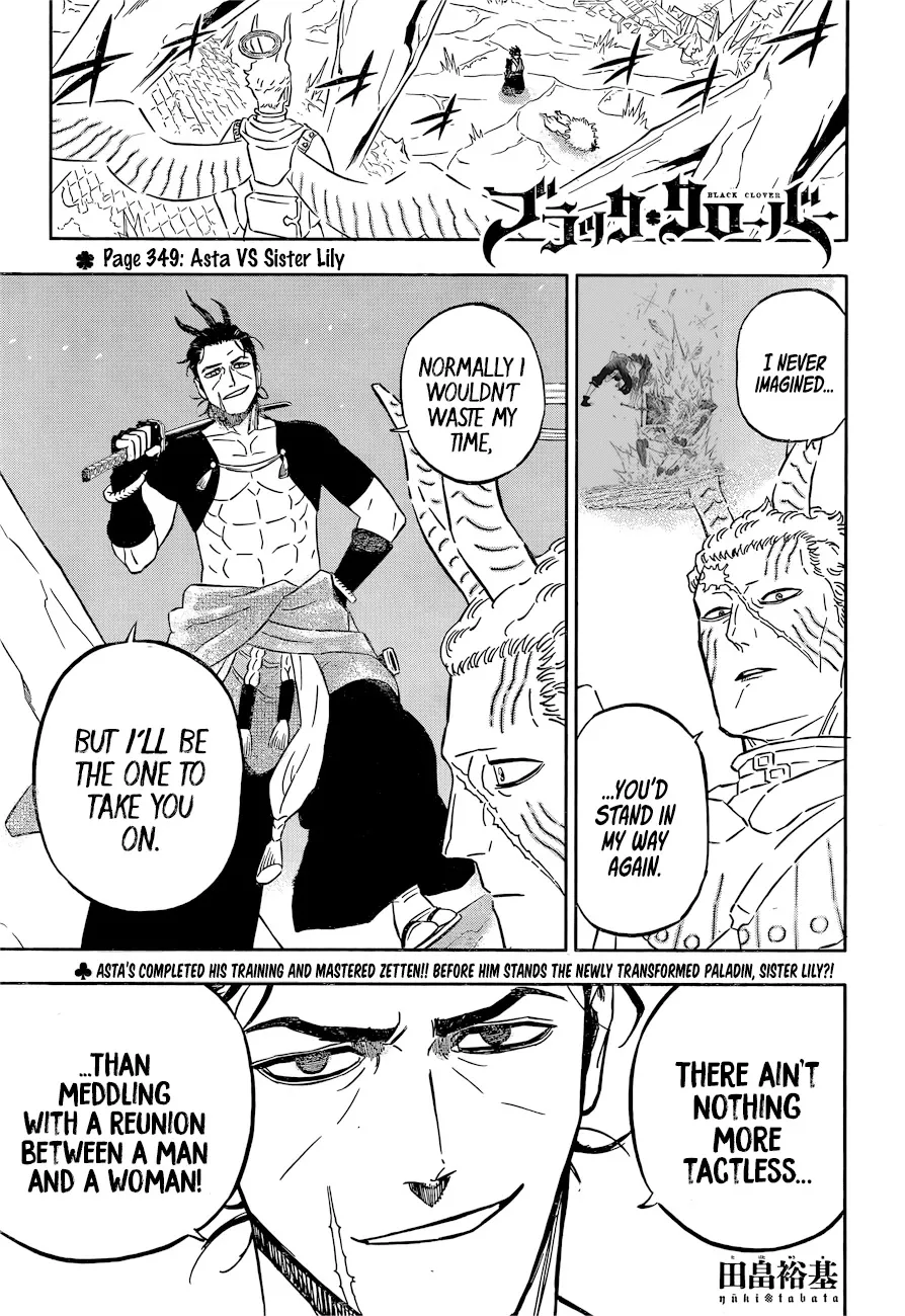 Read Black Clover Chapter 349 - Asta VS Sister Lily Online