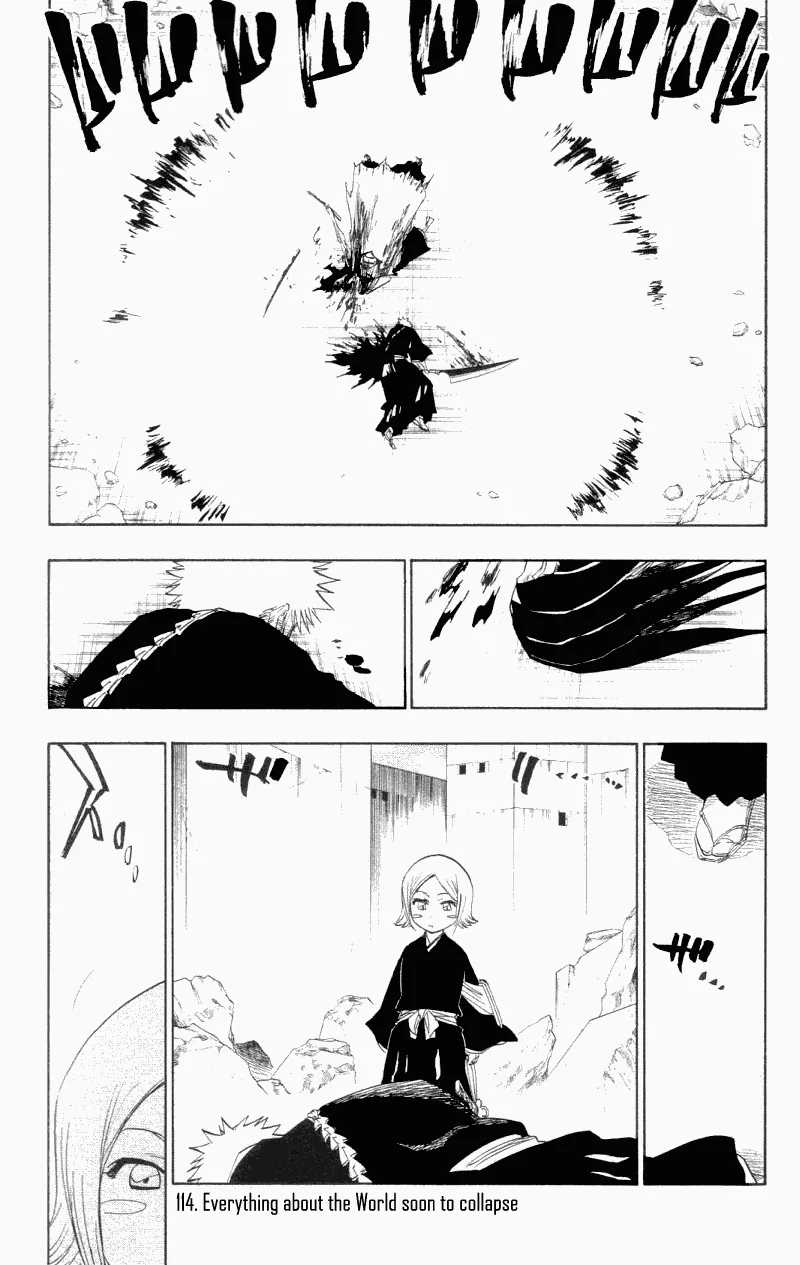 Read Bleach Chapter 114 - Everything Relating to the Crumbling World Online