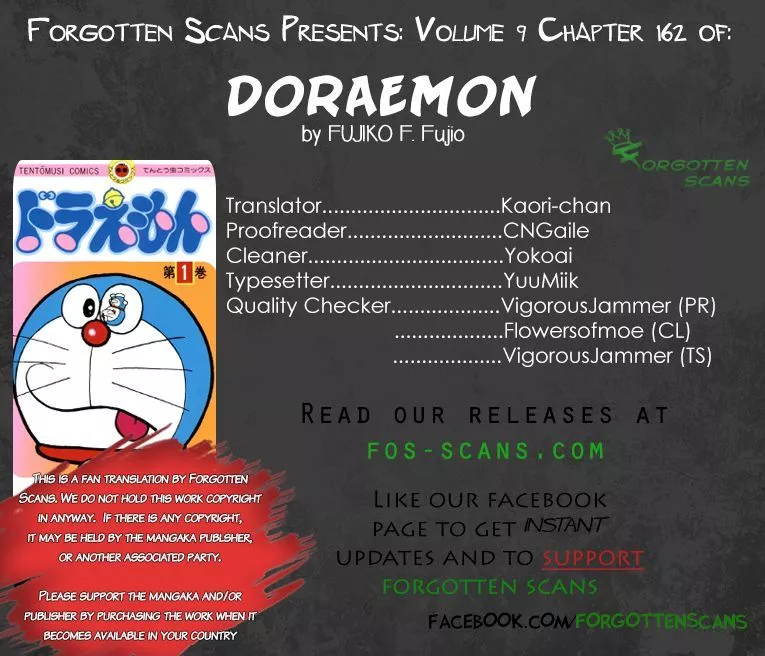 Read Doraemon Chapter 162 Online