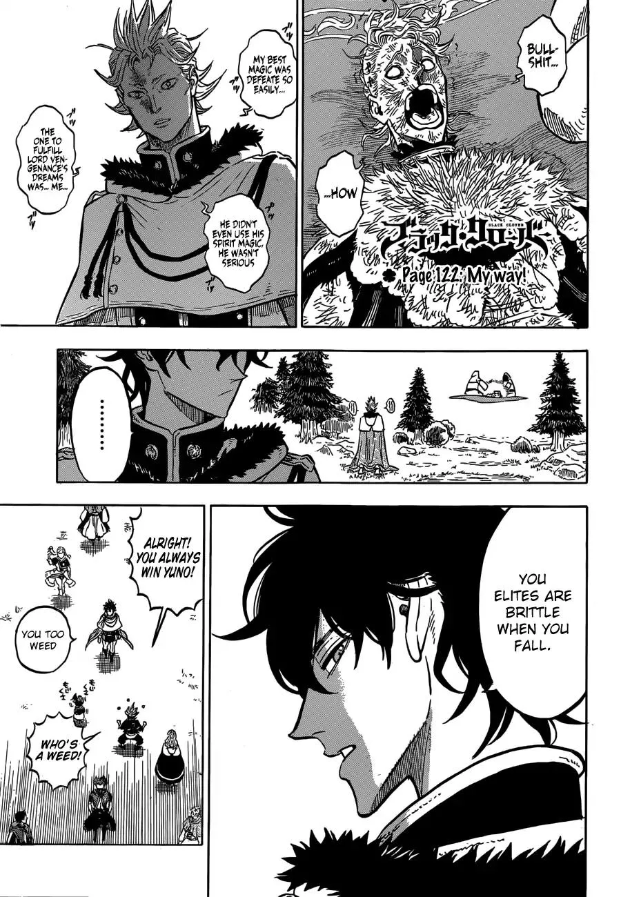 Read Black Clover Chapter 122 - My Way Online