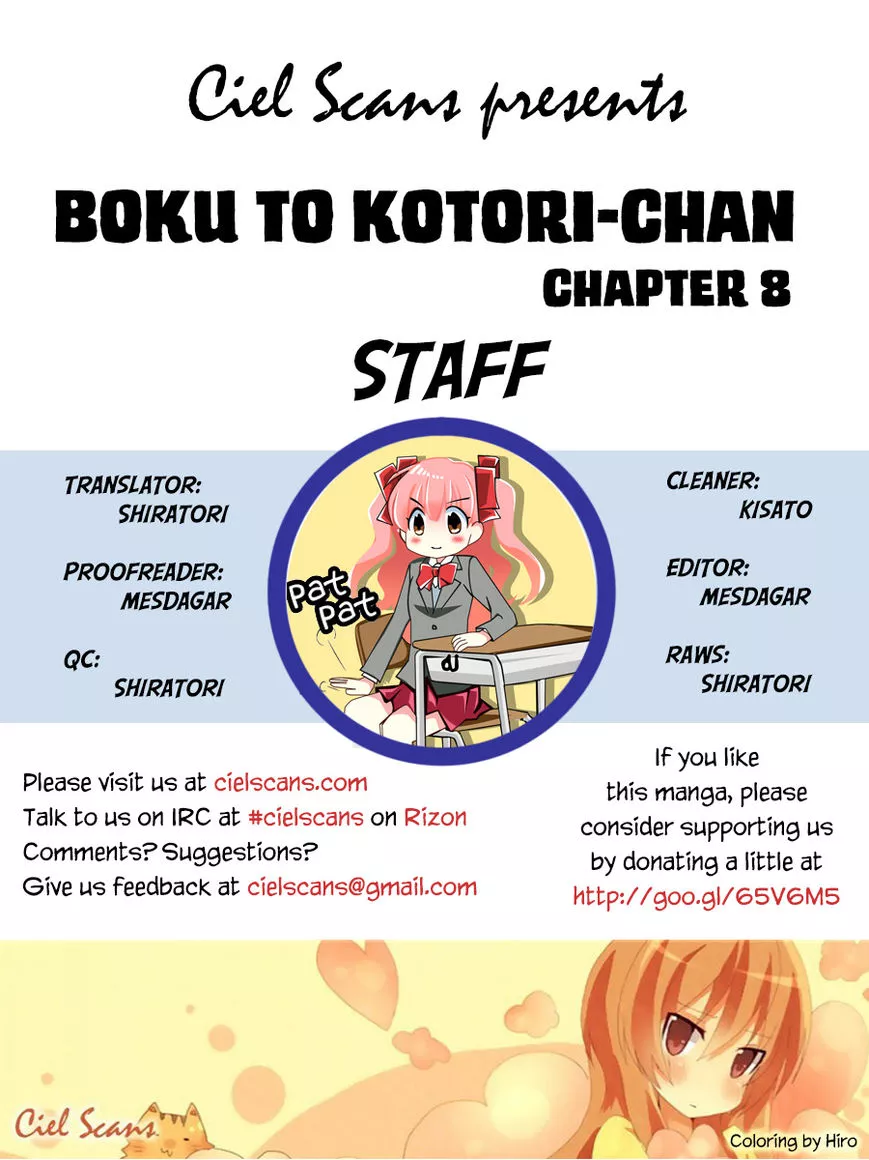 Read Boku to Kotori-chan Chapter 8 Online