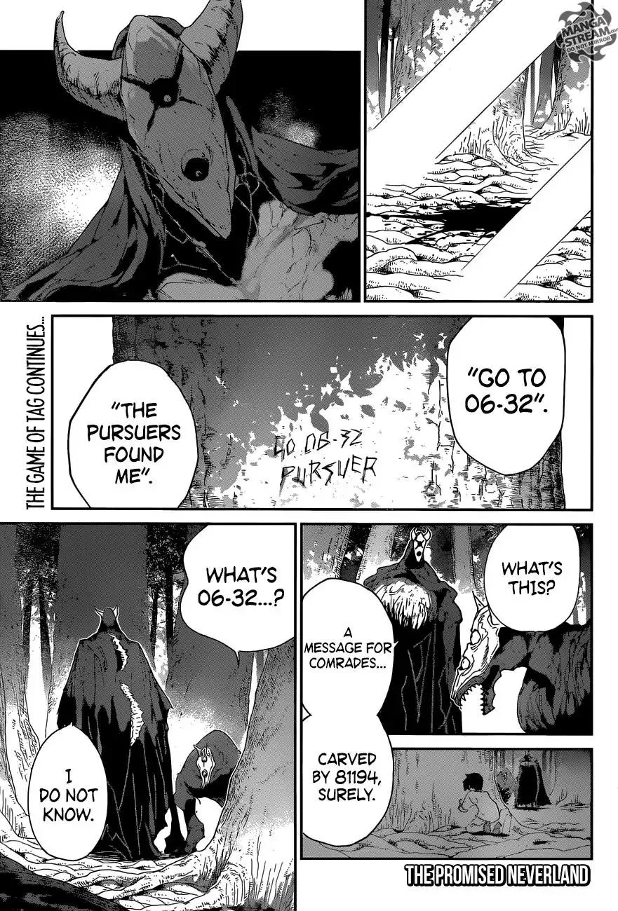 Read Yakusoku no Neverland Chapter 48 - The Two Worlds Online