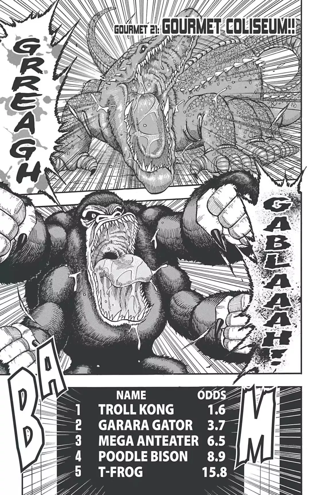 Read Toriko Chapter 21 - Vol.3 Gourmet 21: Gourmet Coliseum!! Online