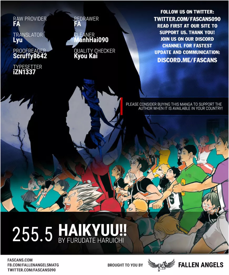 Read Haikyu!! Chapter 255.5 Online