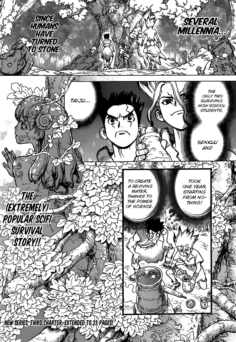 Read Dr. Stone Chapter 3 - King of the Stone World Online