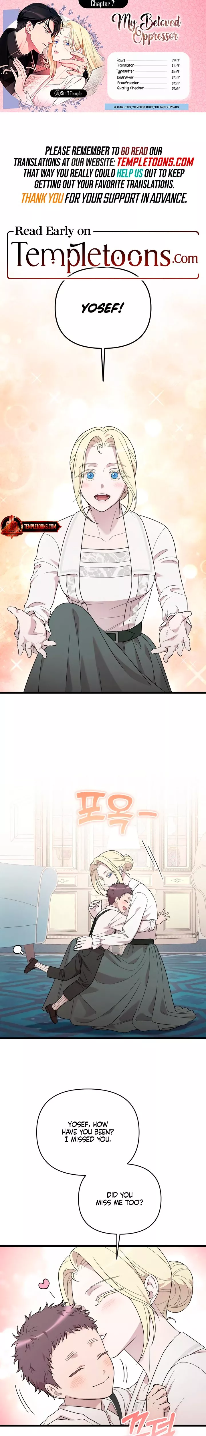 Read My Beloved Oppressor Chapter 71 Online