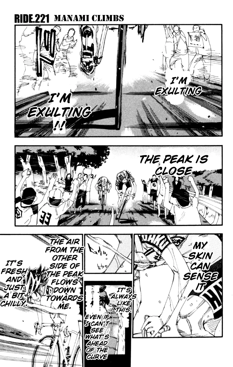 Read Yowamushi Pedal Chapter 221 - Manami Climbs Online