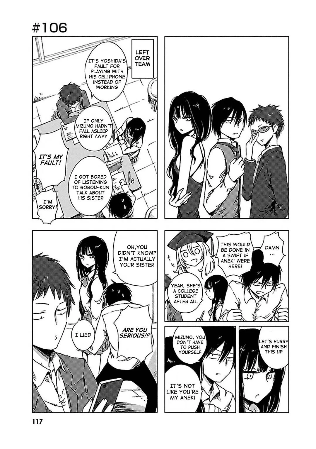 Read Hozuki-san Chi no Aneki + Imouto Chapter 106 Online