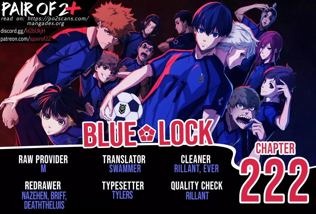 Read Blue Lock Chapter 222 - Design Online