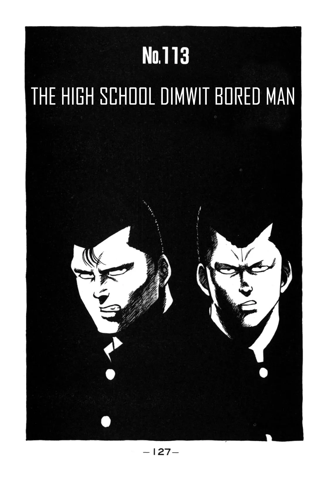 Read Be-Bop-Highschool Chapter 113 - The High School Dimwit Bored Man Online