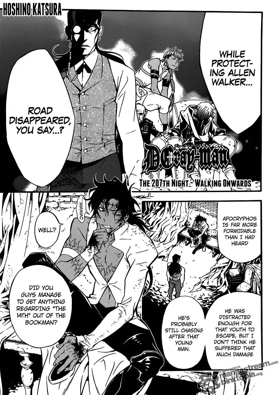 Read D.Gray-man Chapter 207 - Walking Onwards Online