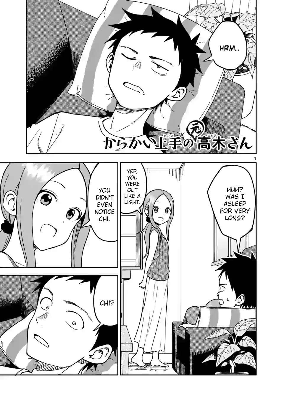 Read Karakai Jouzu no (Moto) Takagi-san Chapter 146 - Out Like a Light Online