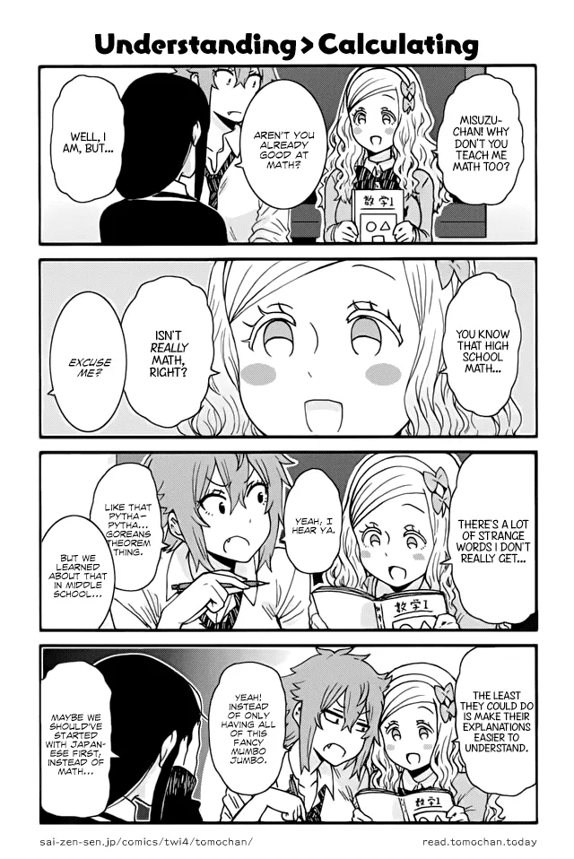 Read Tomo-chan wa Onna no ko! Chapter 307 - Understanding > Calculating  Online