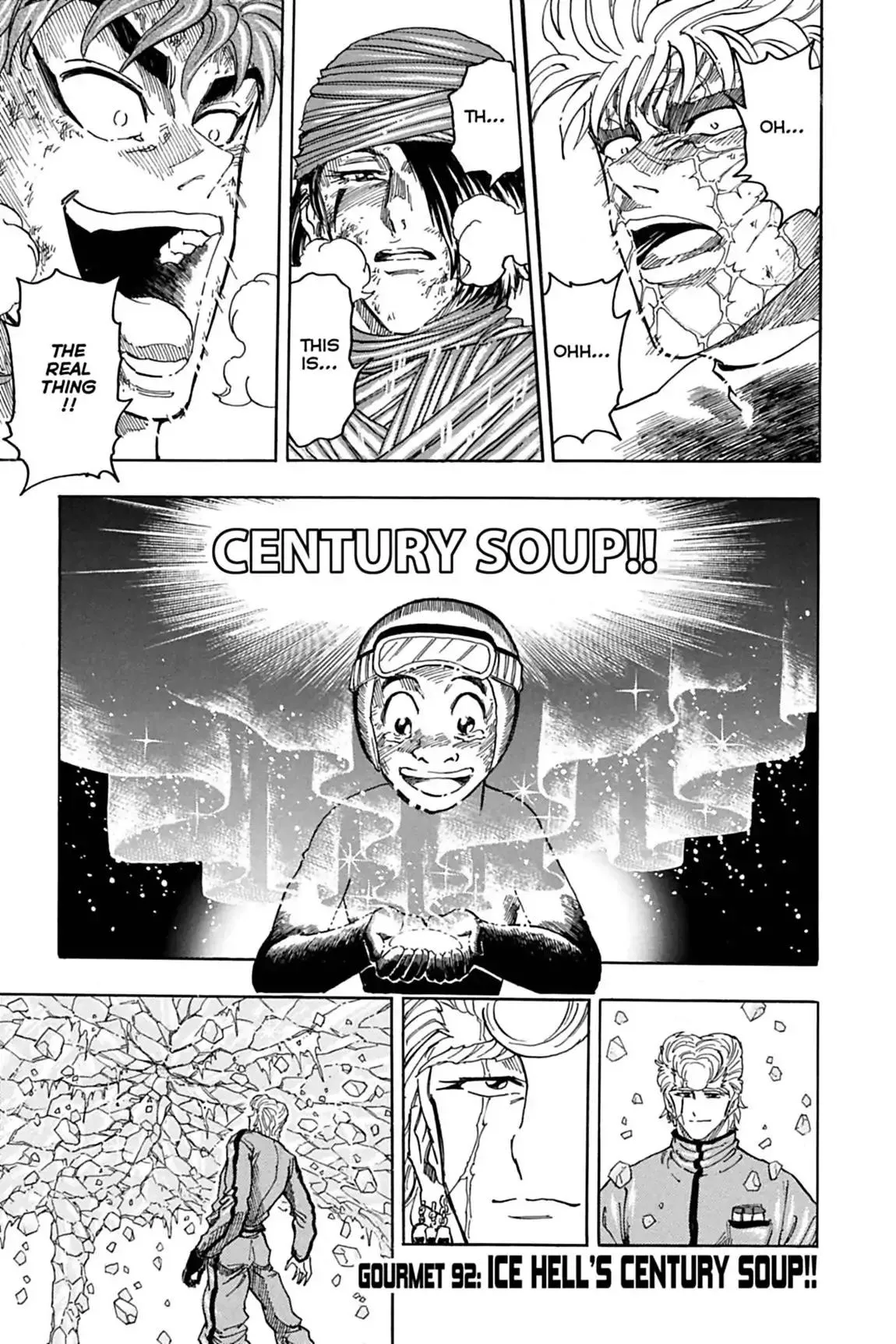 Read Toriko Chapter 92 - Vol.11 Gourmet 92: Ice Hell's Century Soup!! Online