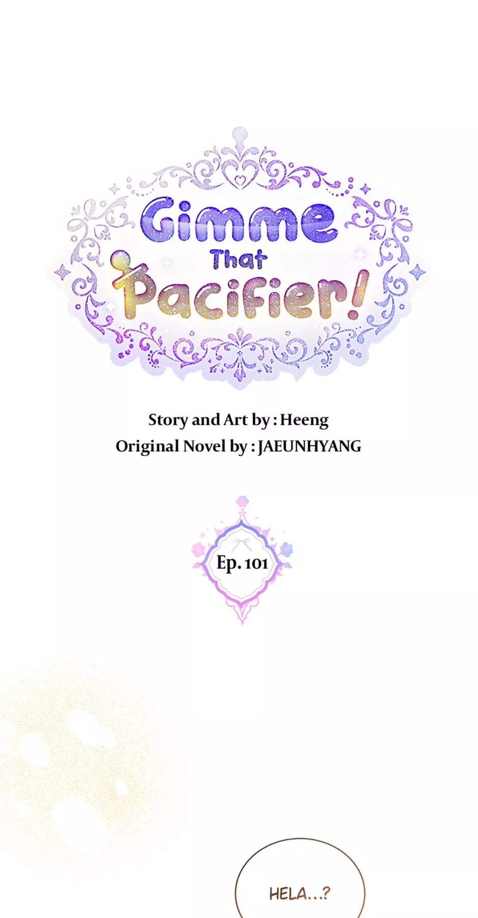 Read Gimme That Pacifier! Chapter 101 Online