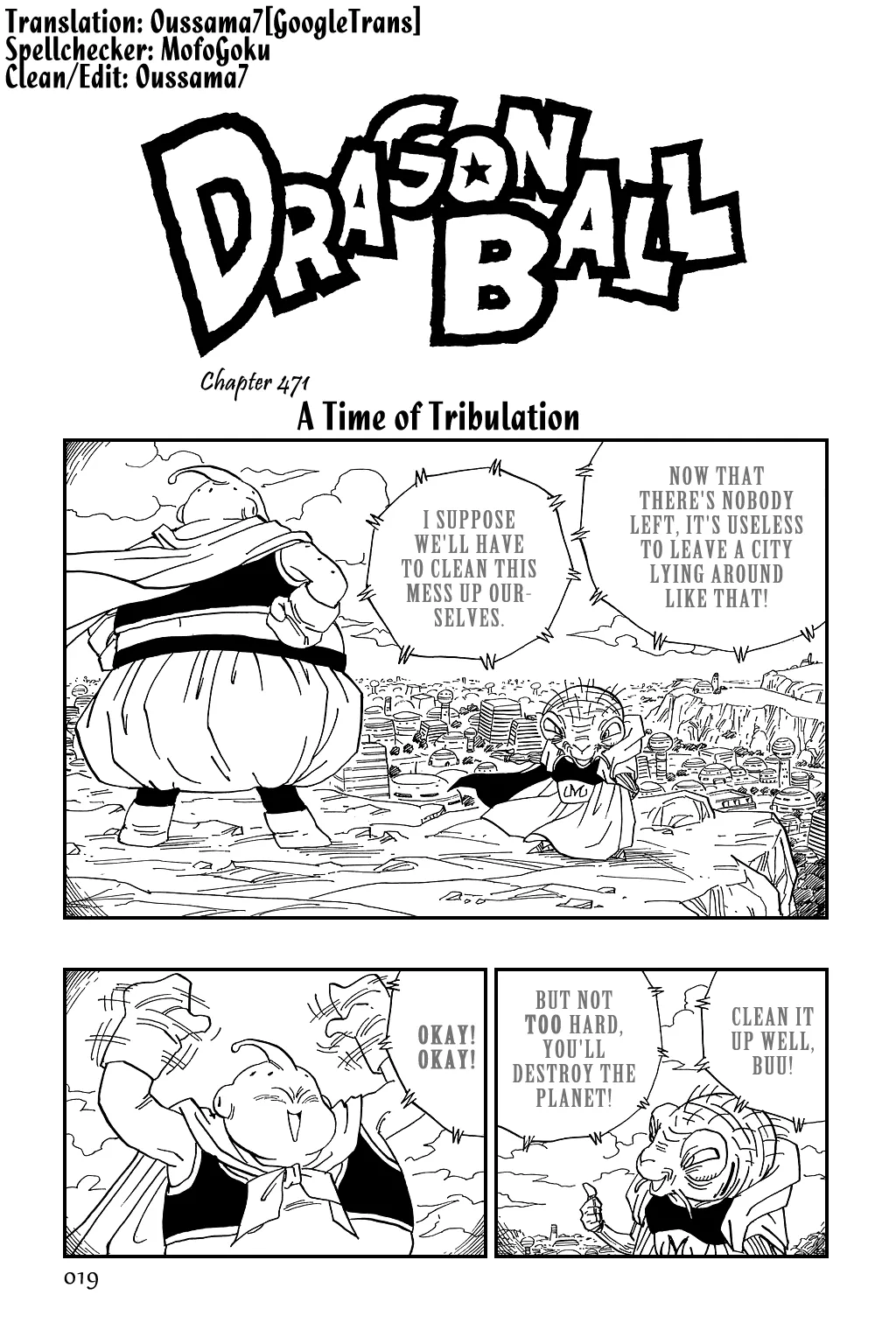 Read Dragon Ball Chapter 471 - A Time of Tribulation Online