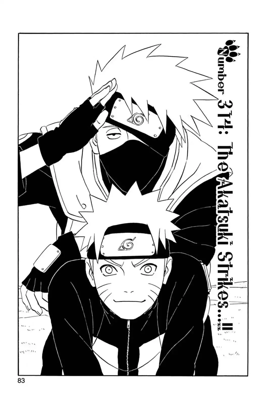 Read Naruto Chapter 314 - The Akatsuki Strikes...!! Online