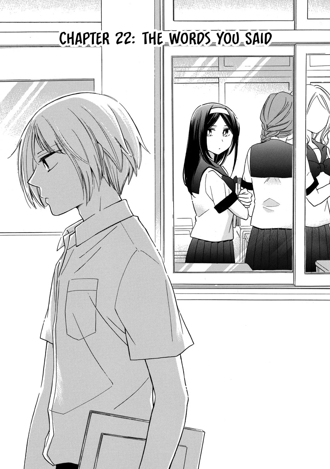 Read Hanazono-kun to Kazoe-san no Fukakai na Houkago Chapter 22 - The Words You Said Online