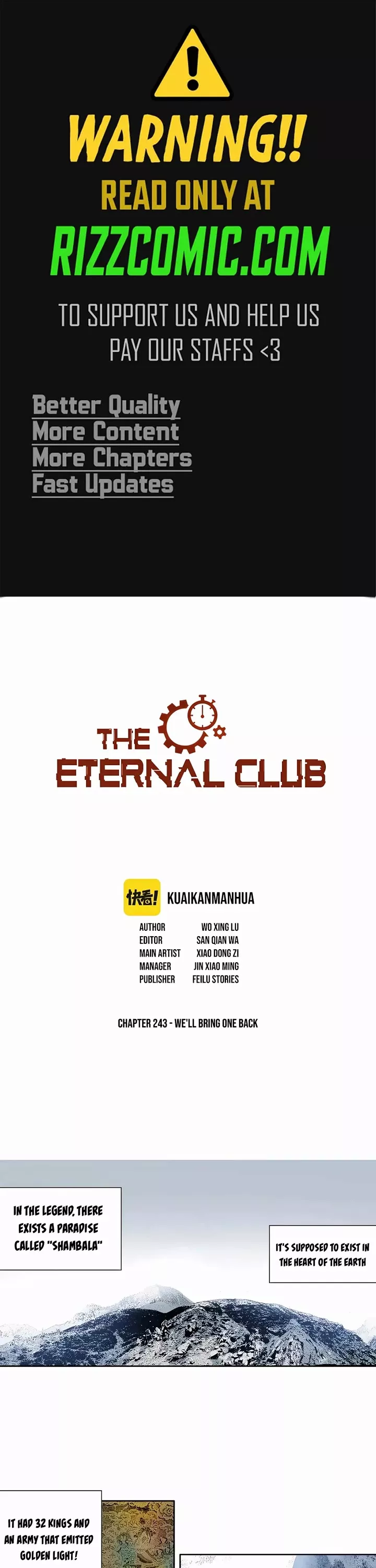 Read Eternal Club Chapter 243 Online