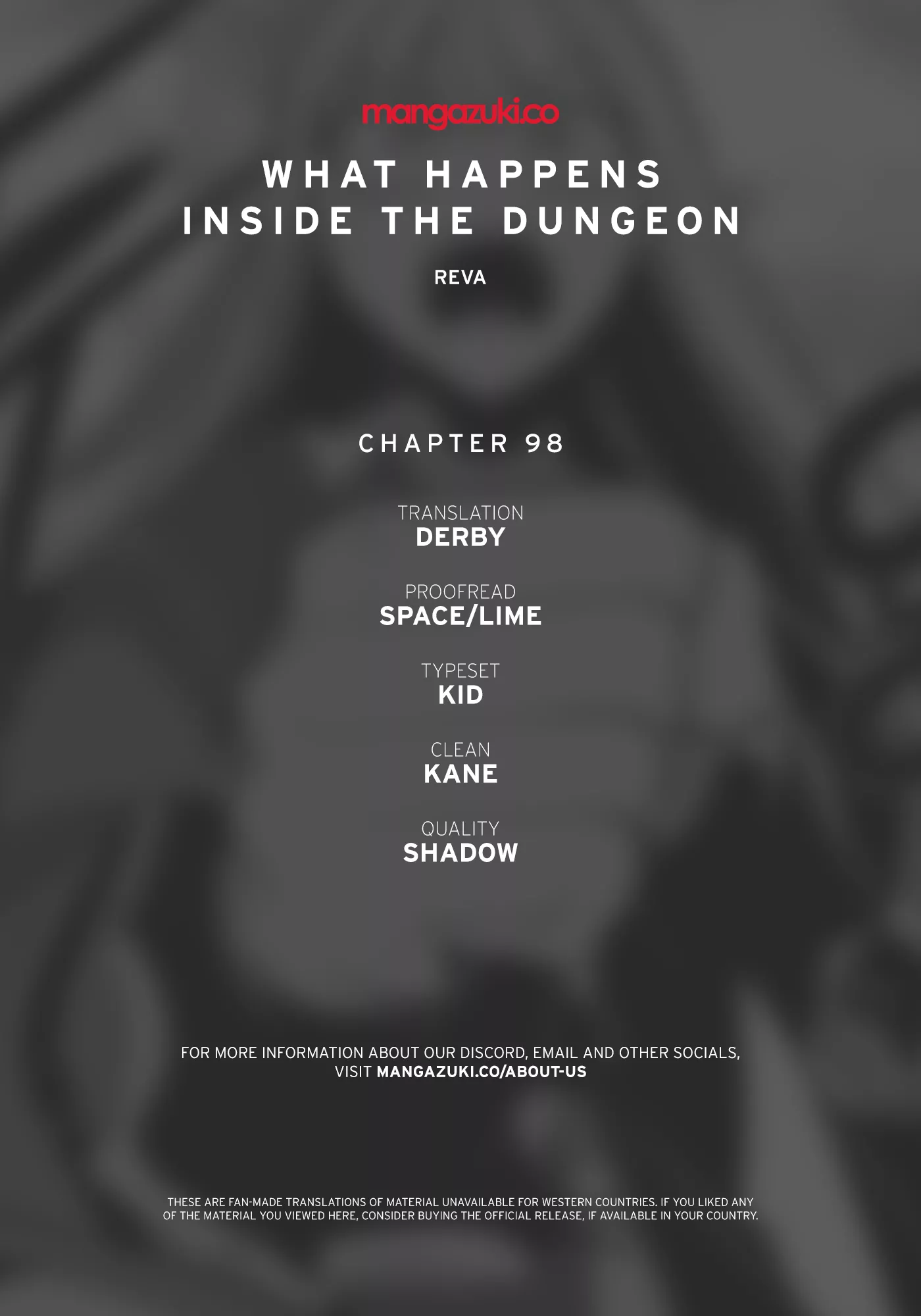 Read What Happens Inside the Dungeon Chapter 98 Online