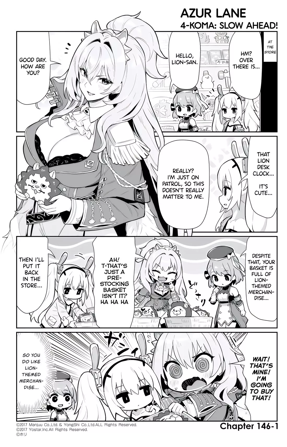 Read Azur Lane 4-koma: Slow Ahead Chapter 146 - Lion Online