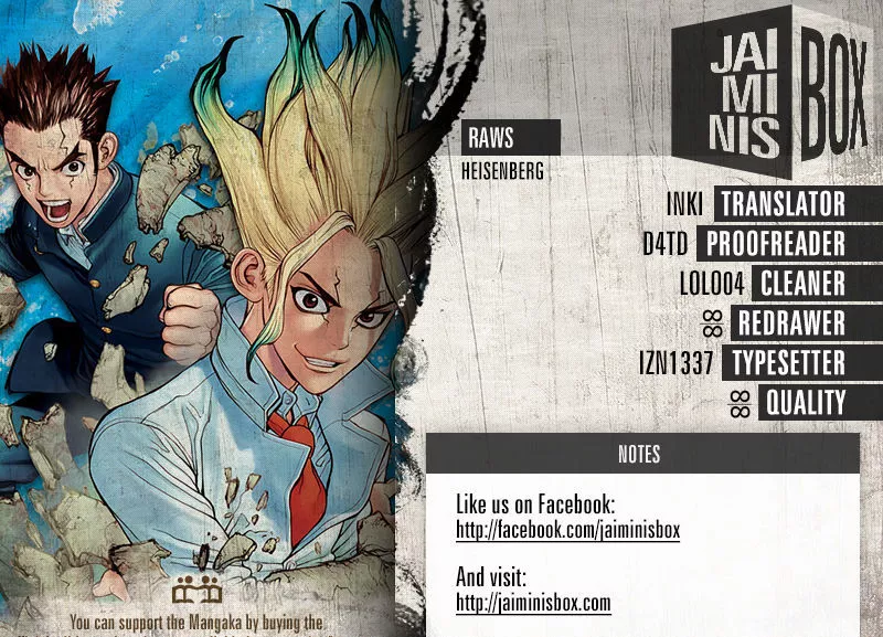 Read Dr. Stone Chapter 8.5 - Jump Giga - Extra Online