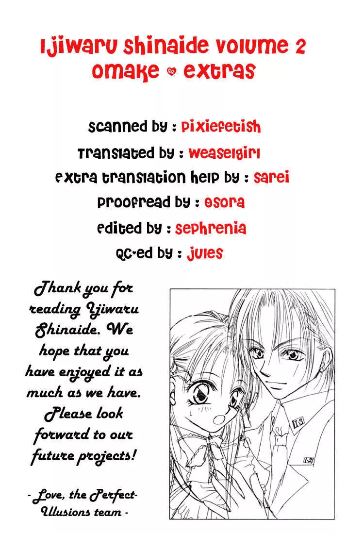 Read Ijiwaru Shinaide Chapter 4.1 Online