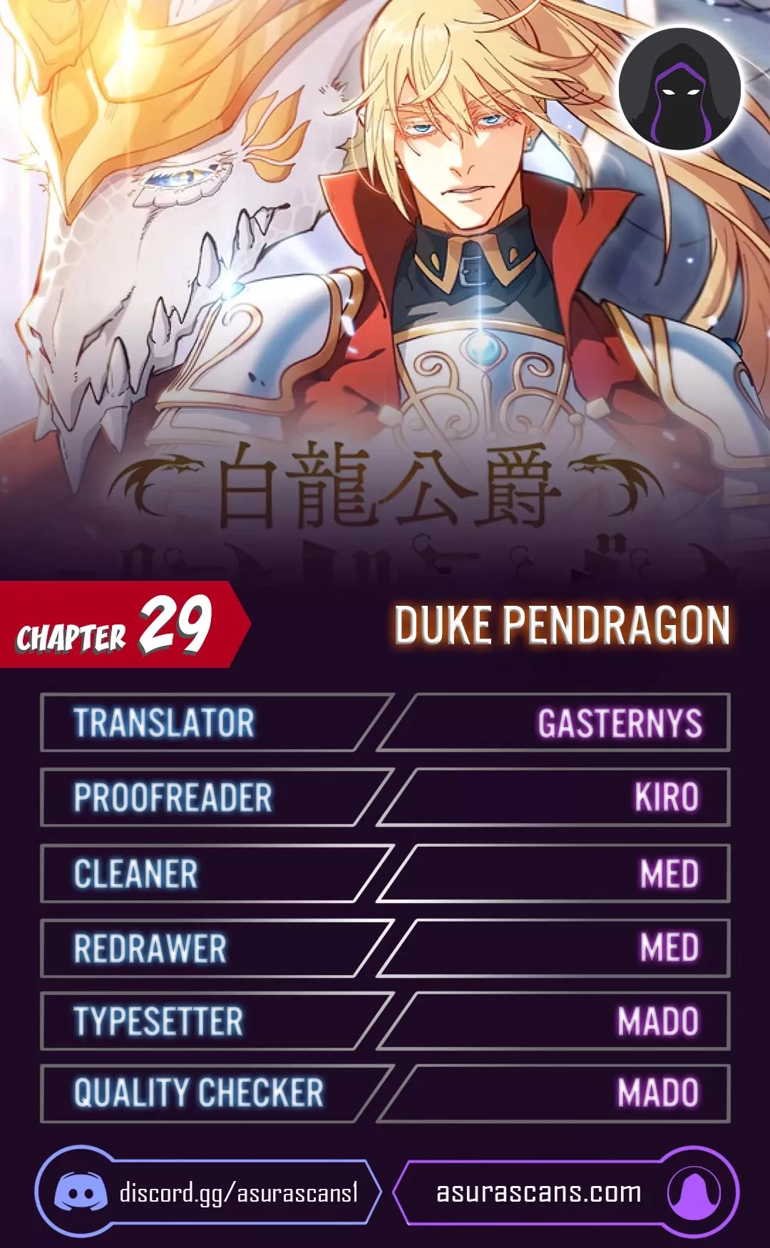 Read Duke Pendragon Chapter 29 Online