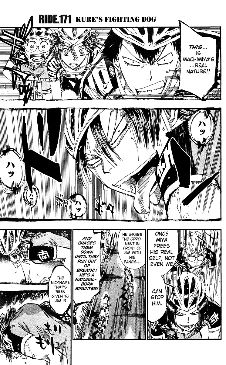 Read Yowamushi Pedal Chapter 171 - Kure's Fighting Dog Online