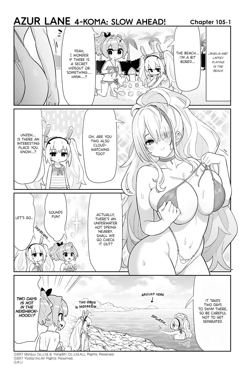 Read Azur Lane 4-koma: Slow Ahead Chapter 105 - Unzen Online