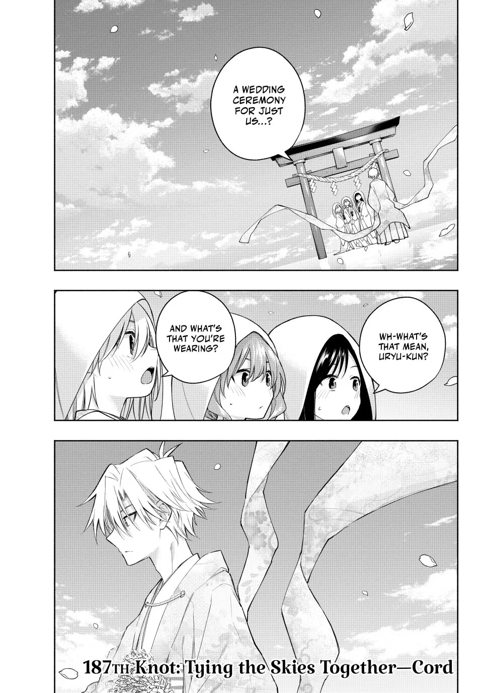 Read Amagami-san Chi no Enmusubi Chapter 187 - Tying the Skies Together—Cord Online