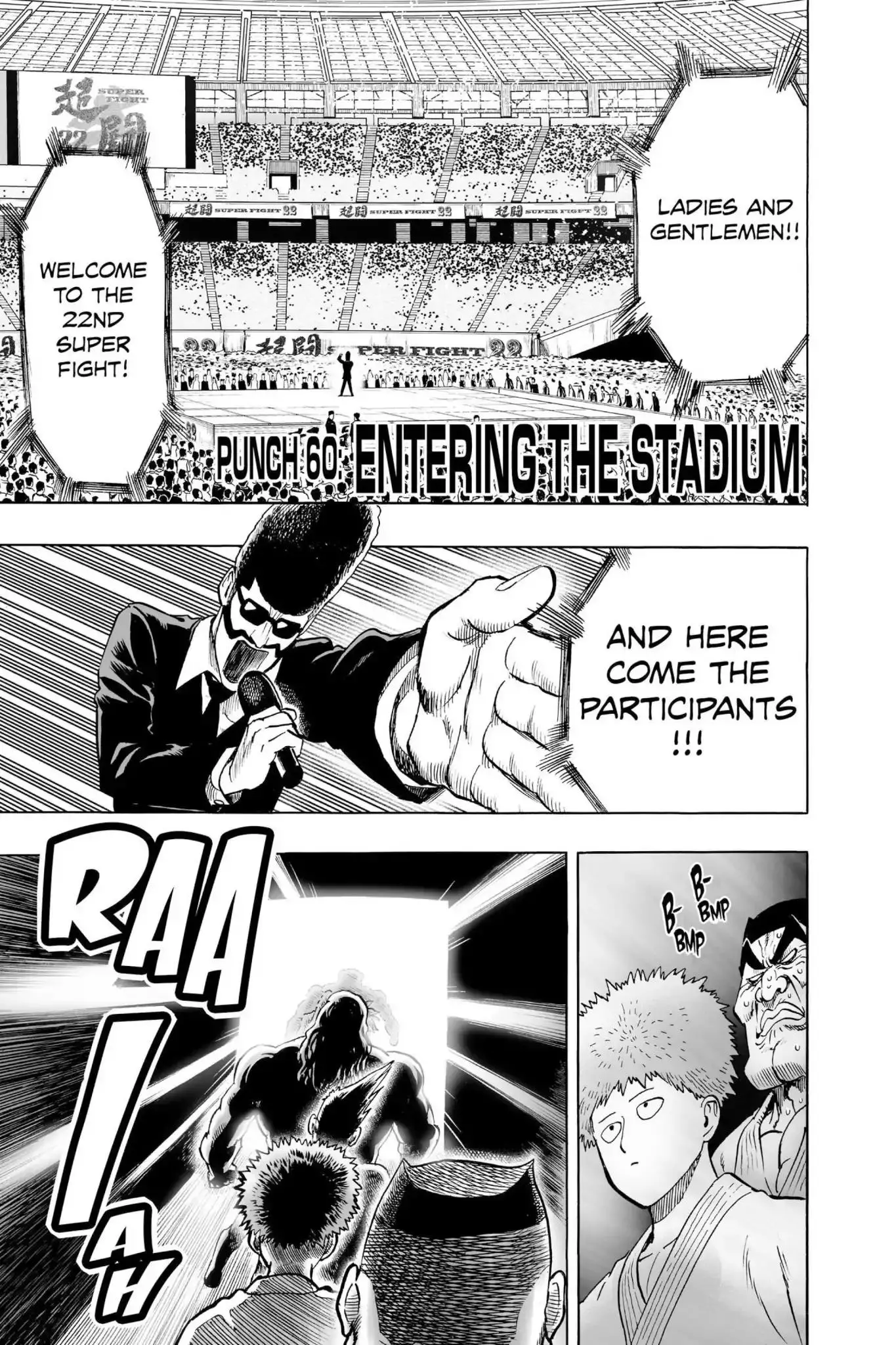 Read One Punch-Man Chapter 60 - Entering The Stadium Online