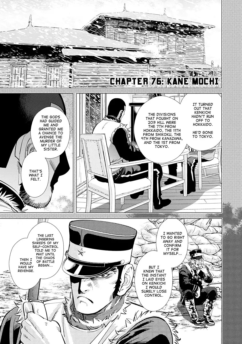 Read Golden Kamuy Chapter 76 - Kane Mochi Online