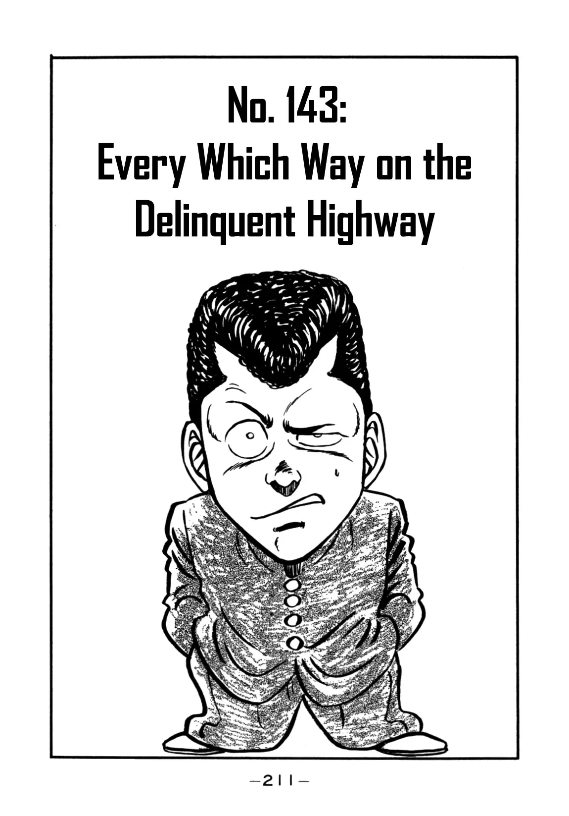 Read Be-Bop-Highschool Chapter 143 - Every Which Way on the Delinquent Highway Online