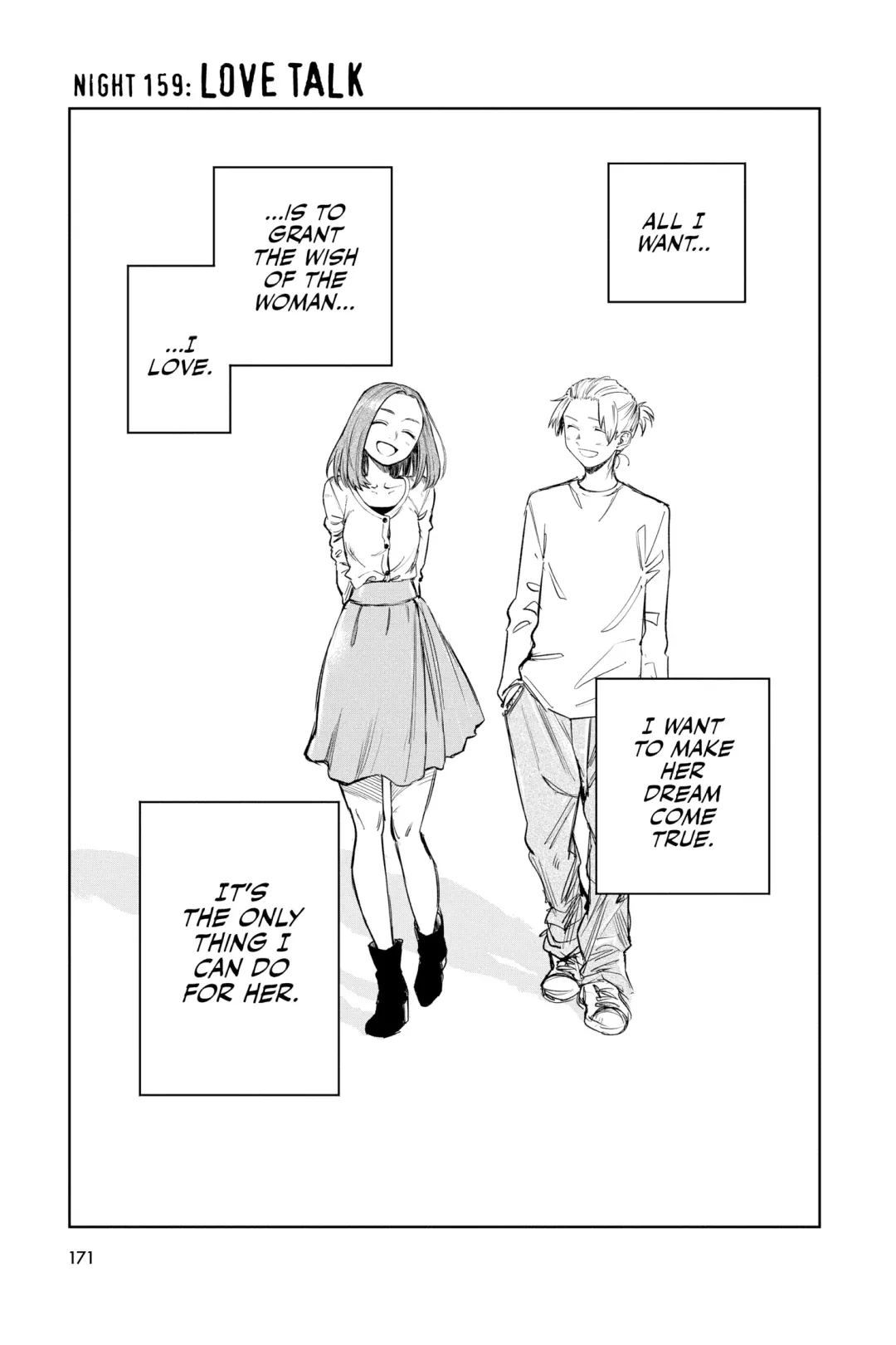 Read Yofukashi no Uta Chapter 159 Online