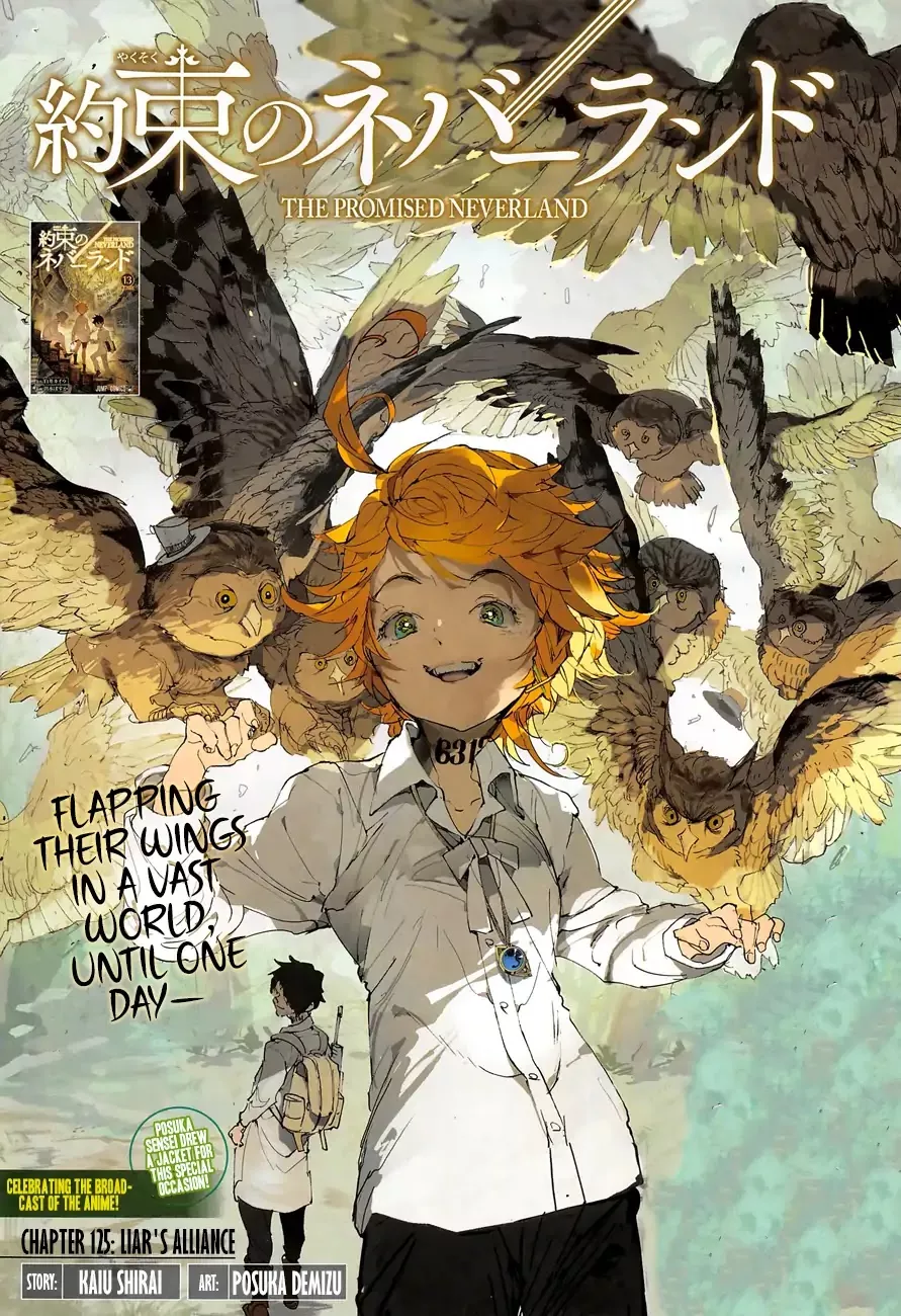 Read Yakusoku no Neverland Chapter 125 - Liar's Alliance Online