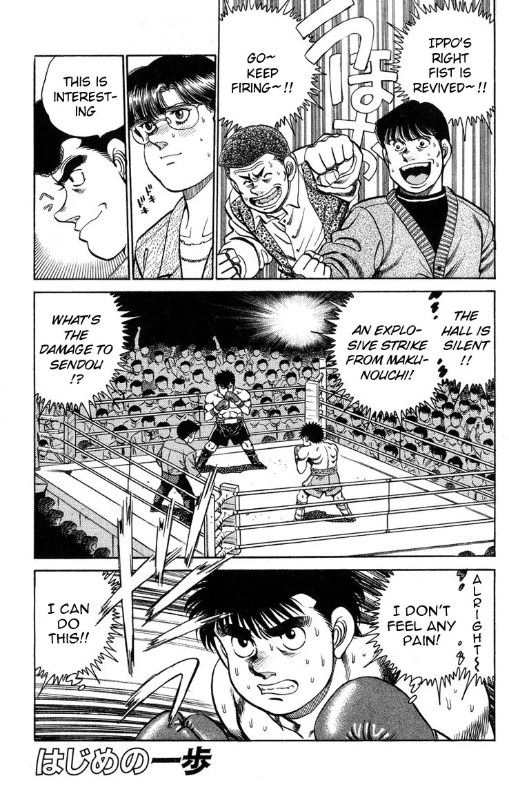 Read Hajime no Ippo Chapter 100 - The Revived Right Fist Online