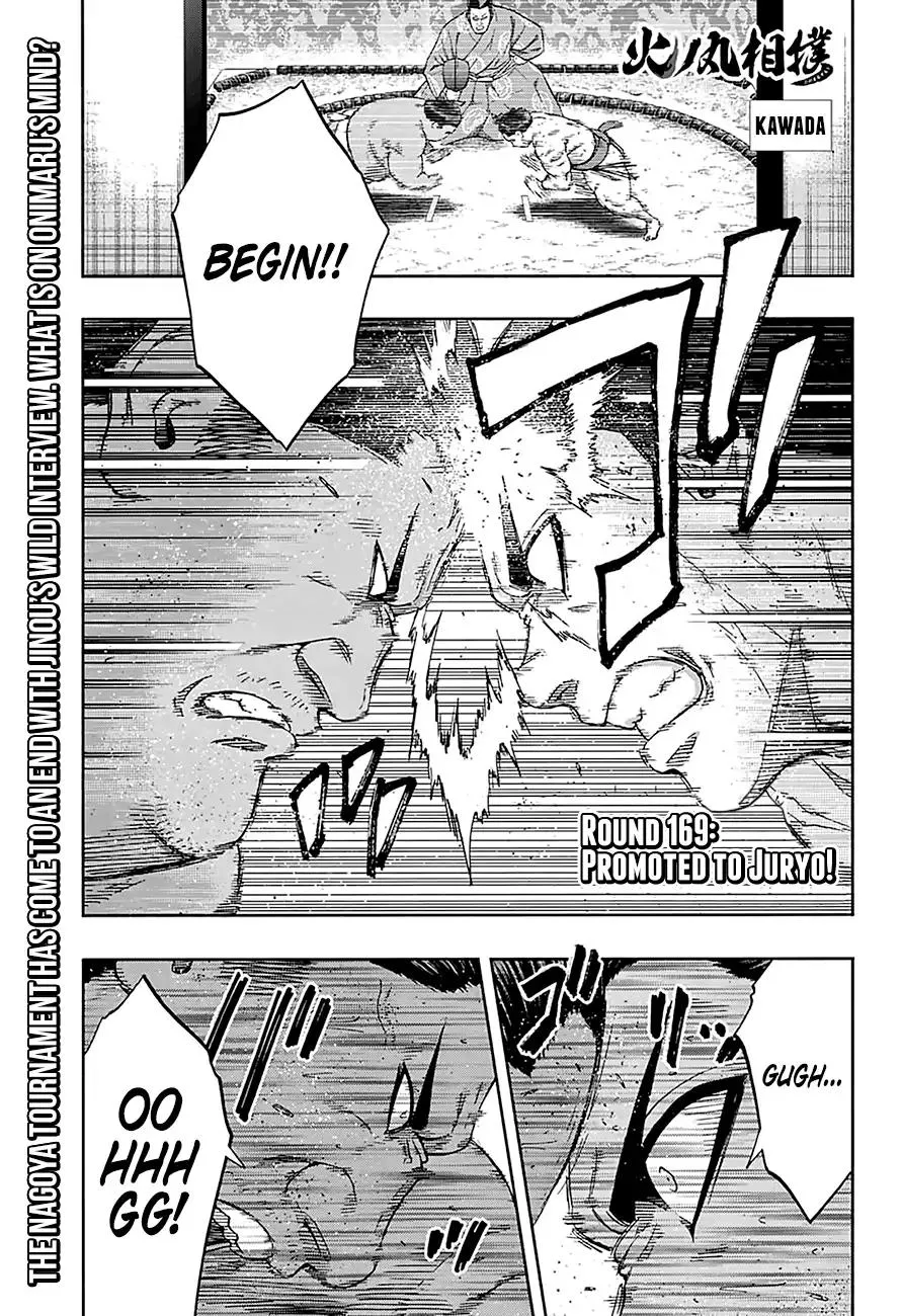 Read Hinomaru Zumou Chapter 169 - Promoted to Juryo! Online