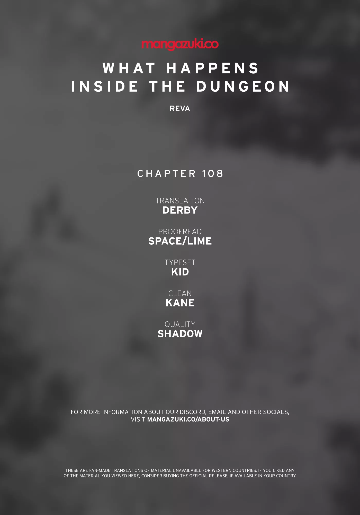 Read What Happens Inside the Dungeon Chapter 108 - The End of the Journey [3] Online